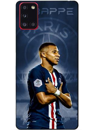 Силіконовий бампер чохол для samsung a71 з малюнком мбаппе псж mbappe