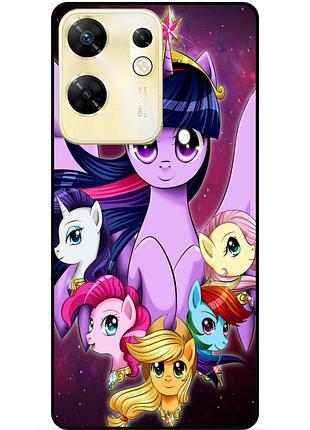 Чехол силиконовый бампер для infinix zero 30 4g с рисунком пони my little pony