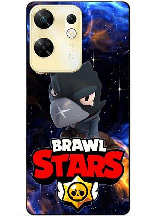 Силіконовий бампер чохол для infinix zero 30 4g/13 power з героєм космічний бравл ворон