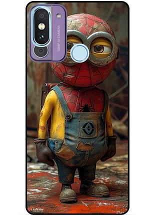Силиконовый чехол бампер для xiaomi mi a2 lite с рисунком миньон marvel человек паук, xiaomi mi a2 lite
