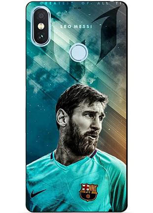 Силіконовий чохол бампер для xiaomi mi 8 з малюнком leo messi мессі