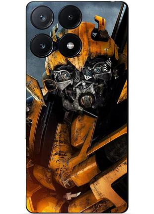 Чехол силиконовый бампер для motorola moto g75 с рисунком бамблби bumblebee трансформеры