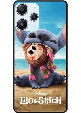 Силиконовый чехол бампер для xiaomi redmi 12 лило и стич stitch