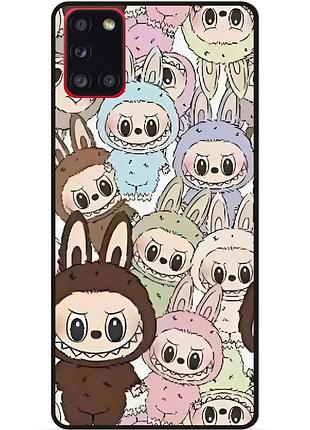 Чехол силиконовый бампер для samsung m51 с картинкой labubu лабубу