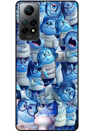Силіконовий чохол бампер для xiaomi redmi note 12 pro з малюнком головоломка
