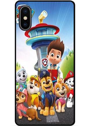 Силиконовый чехол для iphone x 10 щенячий патруль