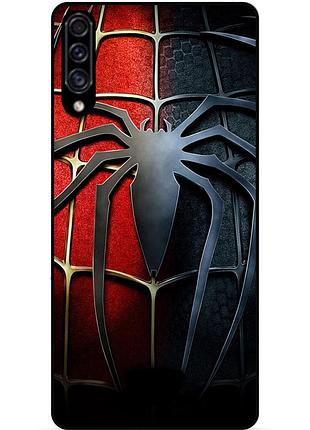 Силіконовий чохол бампер для samsung m20 з малюнком людина-павук spider man