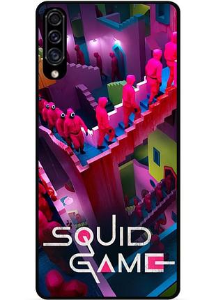 Чехол силиконовый для samsung m20 с рисунком игра в кальмара