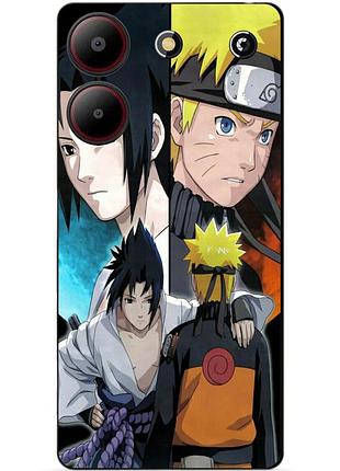 Силіконовий чохол бампер для zte blade a54 з малюнком наруто узумакі naruto