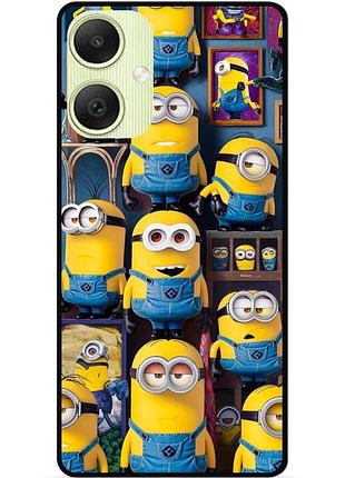 Силіконовий чохол бампер для samsung a06 з малюнком міньйони minion