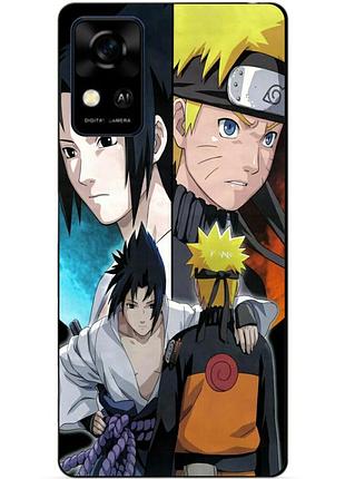 Чехол силиконовый бампер для zte blade a31 с рисунком наруто узумаки naruto