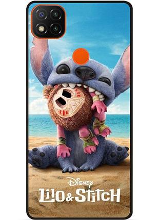 Силіконовий бампер чохол для realme c21y стіч stitch
