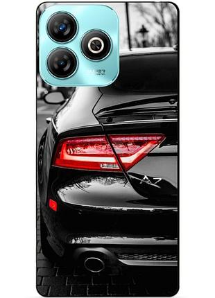 Чехол силиконовый бампер для zte nubia v60 design с рисунком audi ауди машина авто