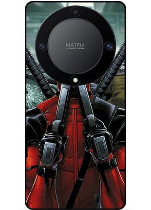 Силіконовий бампер чохол для huawei honor magic 6 lite з малюнком дедпул deadpool