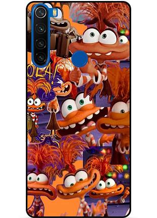 Силіконовий чохол бампер для xiaomi redmi note 8t з малюнком головоломка