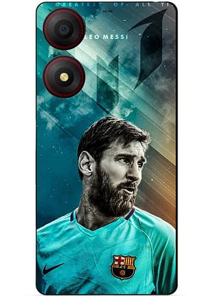 Силіконовий чохол бампер для zte blade a34 з малюнком leo messi мессі