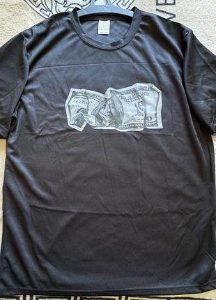 Футболка oversize money dollar black premium