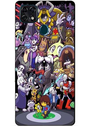 Силіконовий чохол бампер для zte blade 20 smart з малюнком undertale андертейл