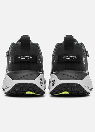 Nike react infinity run 4 gore-тех black white 9