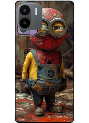 Чехол силиконовый бампер для xiaomi redmi a2 с рисунком миньон marvel человек паук