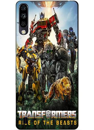 Чехол силиконовый бампер для zte blade a7 2020 звероботы трансформеры transformers