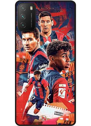 Чехол силиконовый бампер для xiaomi poco m3 с рисунком ламин ямаль lamine yamal messi