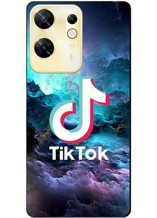 Силіконовий чохол бампер для infinix zero 30 4g з малюнком tik tok тік ток