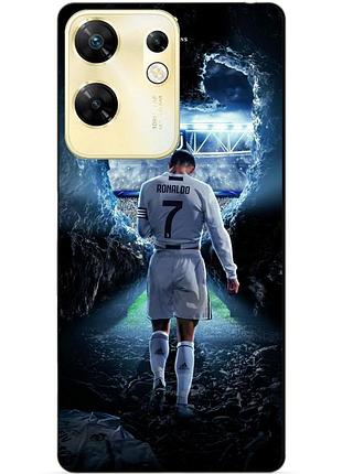 Чехол силиконовый бампер для infinix zero 30 4g с рисунком ronaldo роналдо