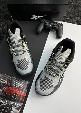 Reebok zig kinetica || grey black 6