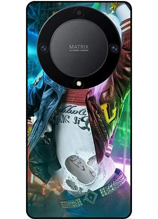 Чехол силиконовый бампер для huawei honor magic 6 lite с рисунком harley quinn харли квинн joker