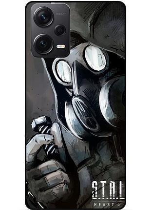 Силіконовий бампер чохол для xiaomi redmi note 12 pro plus з малюнком stalker сталкер