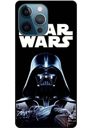 Силіконовий бампер чохол для iphone 14 pro max з малюнком star wars зоряні війни дарт вейдер
