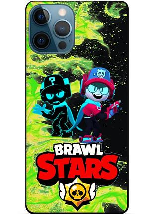 Силиконовый чехол с героем бравл старс brawl stars для xiaomi samsung motorola iphone zte oppo realme nokia ларри и лори 2