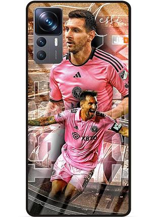 Силіконовий чохол бампер для xiaomi 12t pro з малюнком мессі интер messi