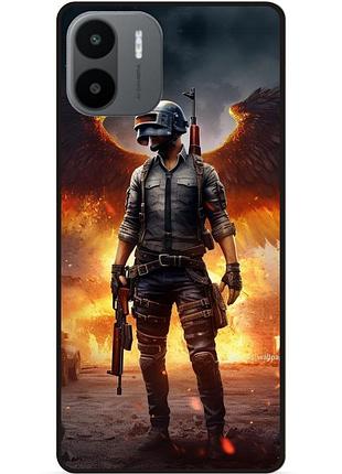 Силиконовый чехол бампер для xiaomi redmi a2 пабг puвg