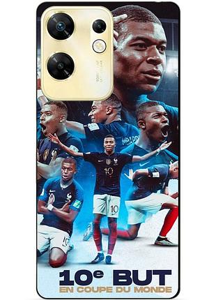 Силіконовий бампер чохол для infinix zero 30 4g з малюнком мбаппе франція mbappe
