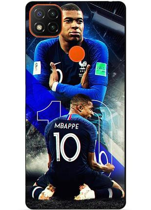Силіконовий бампер чохол для xiaomi redmi 9c з малюнком mbappe франція мбаппе