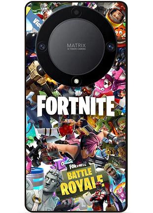 Силіконовий чохол бампер для huawei honor magic 6 lite з картинкою fortnite фортнайт