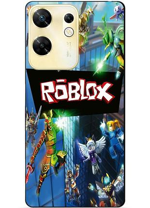 Чехол силиконовый бампер для infinix zero 30 4g с картинкой roblox роблокс