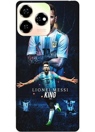 Силіконовий чохол бампер для zte nubia v60 з малюнком messi or мессі