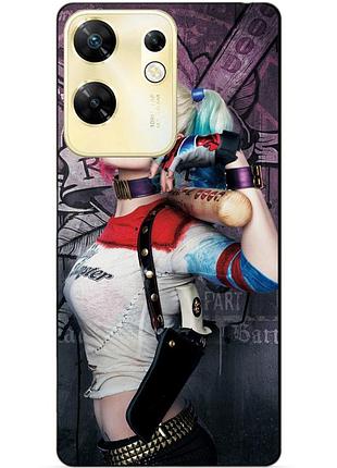 Силіконовий чохол бампер для infinix zero 30 4g з малюнком харлі квінн