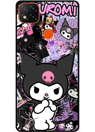 Силіконовий бампер чохол для xiaomi redmi 9c з малюнком kuromi куроми