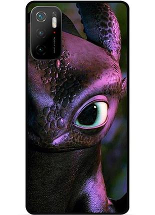 Силиконовый чехол для xiaomi poco m3 pro с картинкой как приручить дракона dragon