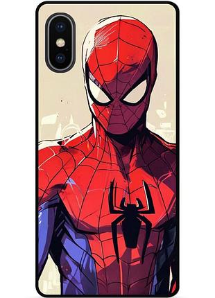 Силіконовий чохол бампер для iphone xs max людина-павук spider man