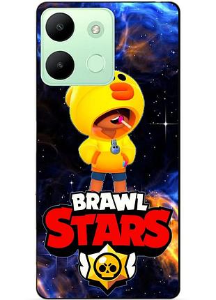 Силіконовий бампер чохол для infinix smart 7 hd/inf power з героєм космічний бравл леон качка