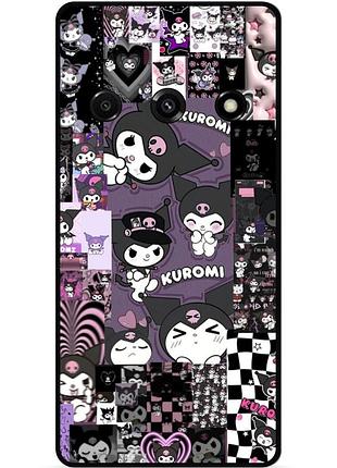 Чехол силиконовый бампер для samsung j3 j320 с картинкой kuromi куроми