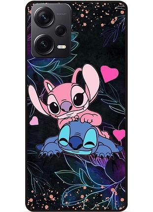 Силиконовый чехол бампер для xiaomi redmi note 12 pro 5g с рисунком стич stitch
