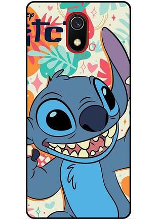 Силіконовий бампер чохол для samsung j4 j4 plus з малюнком stitch стіч