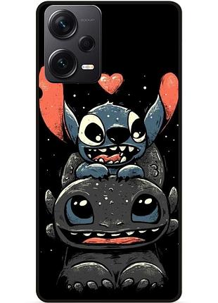 Силіконовий бампер чохол для xiaomi redmi note 12 pro 5g з малюнком stitch стіч