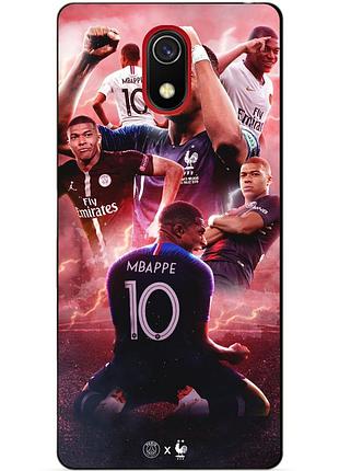 Силіконовий бампер чохол для samsung j6 plus з малюнком кіліан мбаппе mbappe